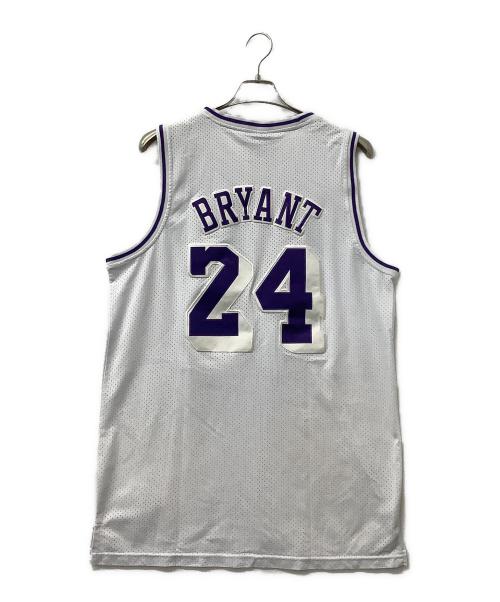 Champion（チャンピオン）Champion (チャンピオン) ゲームシャツ　Kobe Bryant　Los Angeles Lakers ホワイト サイズ:Lの古着・服飾アイテム