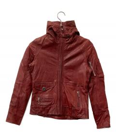 中古・古着通販】Von Dutch (ボンダッチ) レザージャケット ライダース