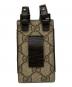 GUCCI (グッチ) ネックポーチ GGスプリーム・シェリーライン ベージュ：9000円