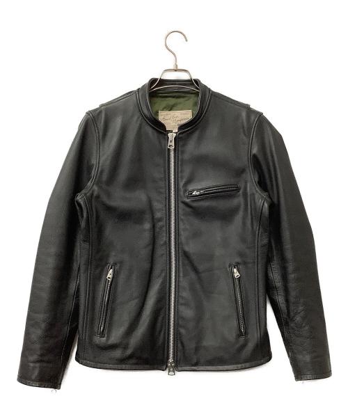 AVIREX（アヴィレックス）AVIREX (アヴィレックス) ジャケット シングルライダースジャケット ブラック サイズ:Mの古着・服飾アイテム