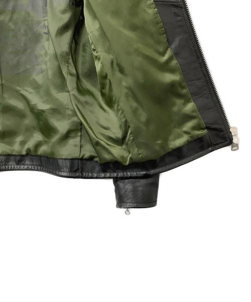 AVIREX（アヴィレックス）AVIREX (アヴィレックス) ジャケット シングルライダースジャケット ブラック サイズ:Mの古着・服飾アイテム
