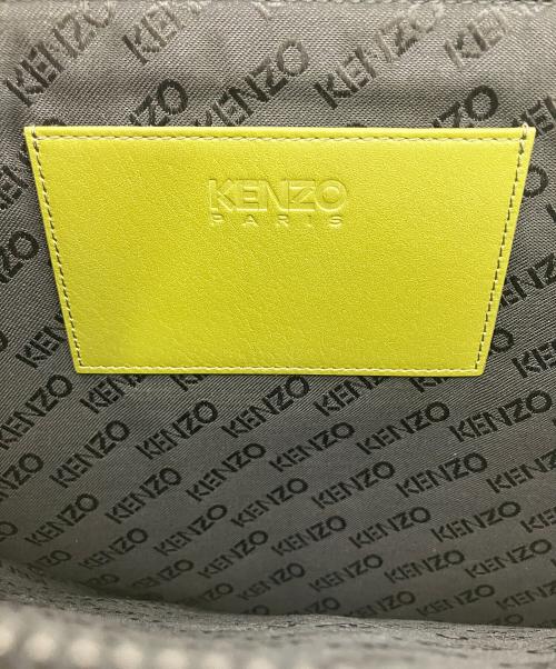 KENZO（ケンゾー）KENZO (ケンゾー) クラッチバッグ　BL-0292-FD5　花 オリーブの古着・服飾アイテム