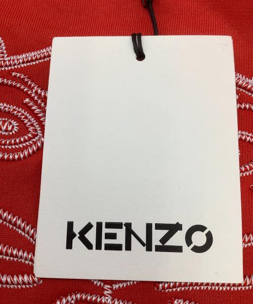 KENZO（ケンゾー）KENZO (ケンゾー) クルーネックスウェット タイガーヘッドデザイン オレンジ サイズ:XSの古着・服飾アイテム