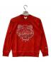 KENZO（ケンゾー）の古着「クルーネックスウェット タイガーヘッドデザイン」｜オレンジ