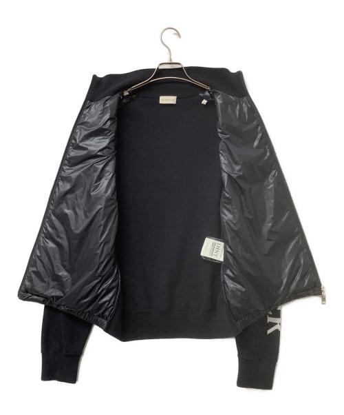 MONCLER（モンクレール）MONCLER (モンクレール) ダウンジャケット CARDIGAN TRICOT ブラック サイズ:Lの古着・服飾アイテム