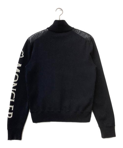 MONCLER（モンクレール）MONCLER (モンクレール) ダウンジャケット CARDIGAN TRICOT ブラック サイズ:Lの古着・服飾アイテム