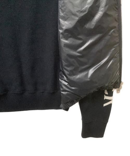 MONCLER（モンクレール）MONCLER (モンクレール) ダウンジャケット CARDIGAN TRICOT ブラック サイズ:Lの古着・服飾アイテム