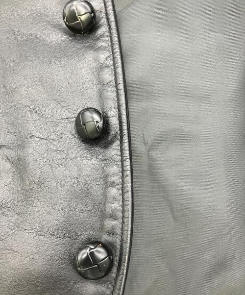 Schott（ショット）Schott (ショット) レザーベスト　MADE　IN　USA ブラック サイズ:Mの古着・服飾アイテム