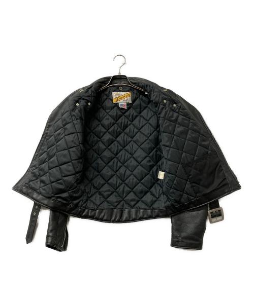 Schott（ショット）Schott (ショット) レザージャケット ブラック サイズ:Lの古着・服飾アイテム