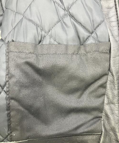 Schott（ショット）Schott (ショット) レザージャケット ブラック サイズ:Lの古着・服飾アイテム