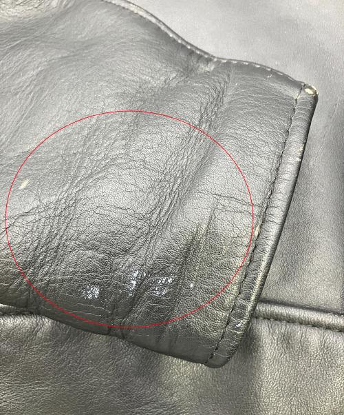 Schott（ショット）Schott (ショット) レザージャケット ブラック サイズ:Lの古着・服飾アイテム