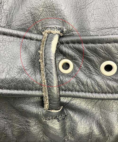 Schott（ショット）Schott (ショット) レザージャケット ブラック サイズ:Lの古着・服飾アイテム