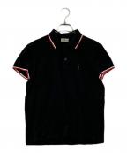 Saint Laurent Parisサンローランパリ）の古着「ハンソデポロシャツ」｜ブラック