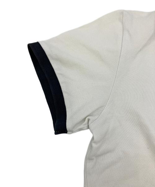 MONCLER（モンクレール）MONCLER (モンクレール) 半袖ポロシャツ ホワイト サイズ:XSの古着・服飾アイテム