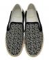 中古・古着 Saint Laurent Paris (サンローランパリ) スリッポン ブラック×ホワイト サイズ:25：8000円