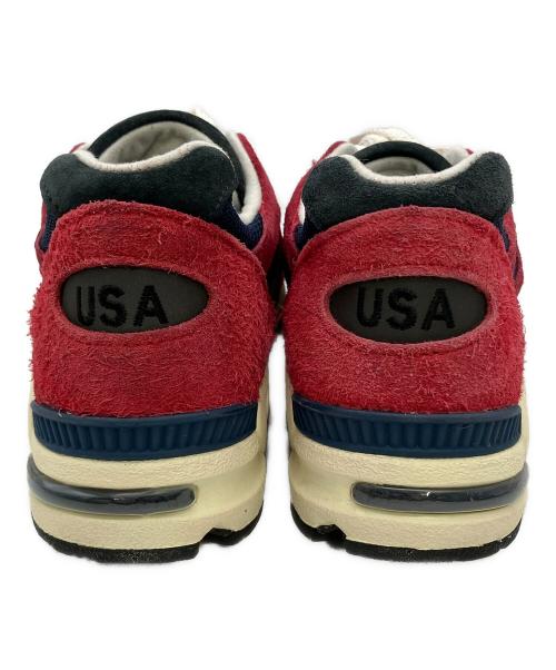 NEW BALANCE（ニューバランス）NEW BALANCE (ニューバランス) ローカットスニーカー 990v2 レッド×ネイビー サイズ:25.5の古着・服飾アイテム