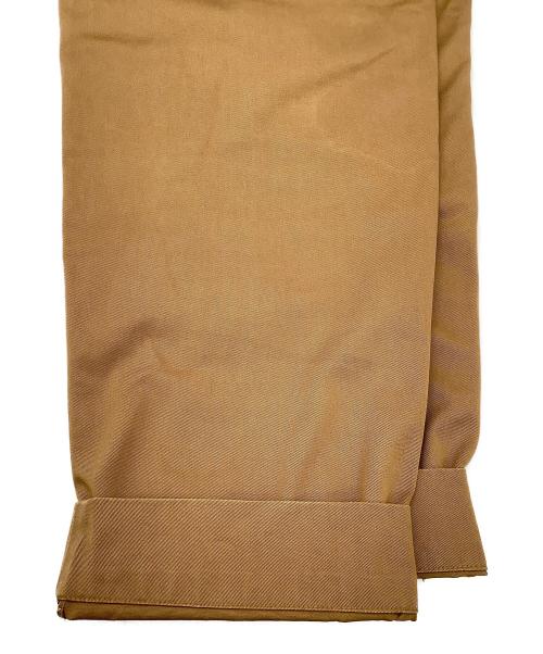 JIL SANDER（ジルサンダー）JIL SANDER (ジルサンダー) パンツ Tailored Cotton Trousers ブラウン サイズ:48の古着・服飾アイテム