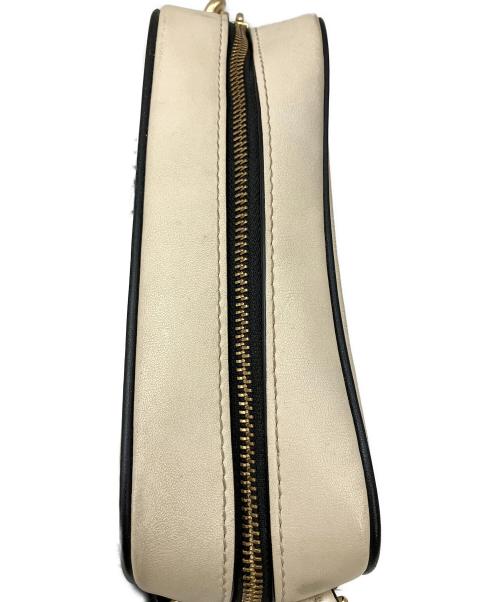 MARC JACOBS（マークジェイコブス）MARC JACOBS (マークジェイコブス) ショルダーバッグ ベージュ×ブラックの古着・服飾アイテム