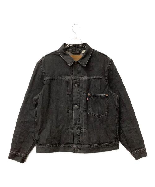 LEVI'S PReMIUM（リーバイス プレミアム）LEVI'S PReMIUM (リーバイス プレミアム) デニムジャケット　TYPE1　TRUCKER　JACKET ブラック サイズ:Lの古着・服飾アイテム