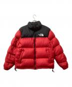 THE NORTH FACEザ ノース フェイス）の古着「ダウンジャケット　ヌプシ」｜レッド