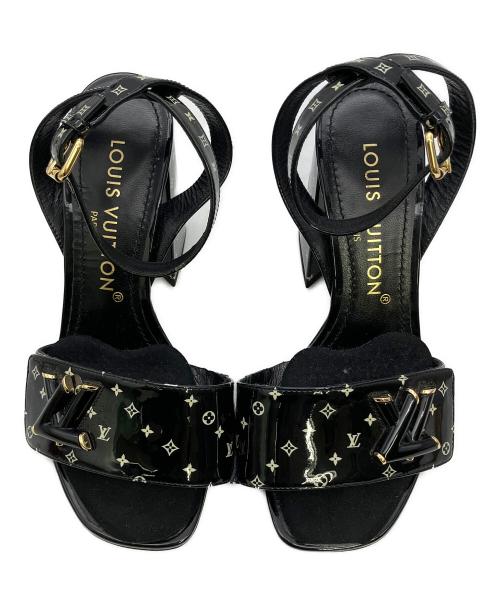 LOUIS VUITTON（ルイ ヴィトン）LOUIS VUITTON (ルイ ヴィトン) シェイクサンダル シェイクライン ブラック サイズ:36の古着・服飾アイテム