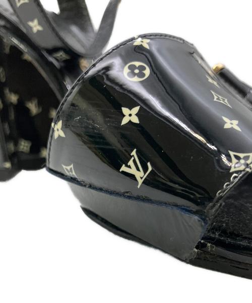 LOUIS VUITTON（ルイ ヴィトン）LOUIS VUITTON (ルイ ヴィトン) シェイクサンダル シェイクライン ブラック サイズ:36の古着・服飾アイテム