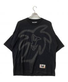 Palm Angels（パーム エンジェルス）の古着「半袖カットソー グラフィティ プリント Tシャツ」｜ブラック