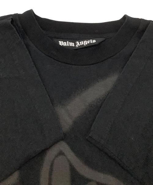 Palm Angels（パーム エンジェルス）Palm Angels (パーム エンジェルス) 半袖カットソー グラフィティ プリント Tシャツ ブラック サイズ:Sの古着・服飾アイテム