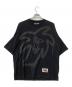 Palm Angels（パーム エンジェルス）の古着「半袖カットソー グラフィティ プリント Tシャツ」｜ブラック