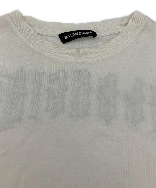 BALENCIAGA（バレンシアガ）BALENCIAGA (バレンシアガ) 半袖カットソー　18SS ホワイト サイズ:Lの古着・服飾アイテム