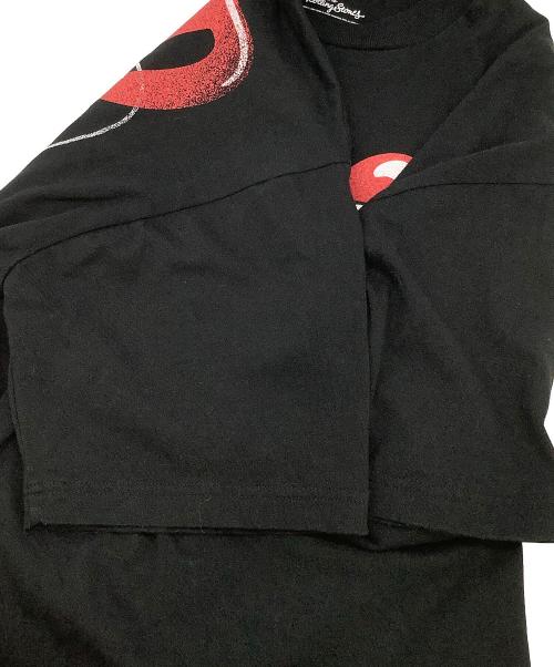 WIND AND SEA（ウィンダンシー）WIND AND SEA (ウィンダンシー) THE ROLLING STONES (ザ ローリングストーンズ) 半袖カットソー S/S TEE ブラック サイズ:Mの古着・服飾アイテム