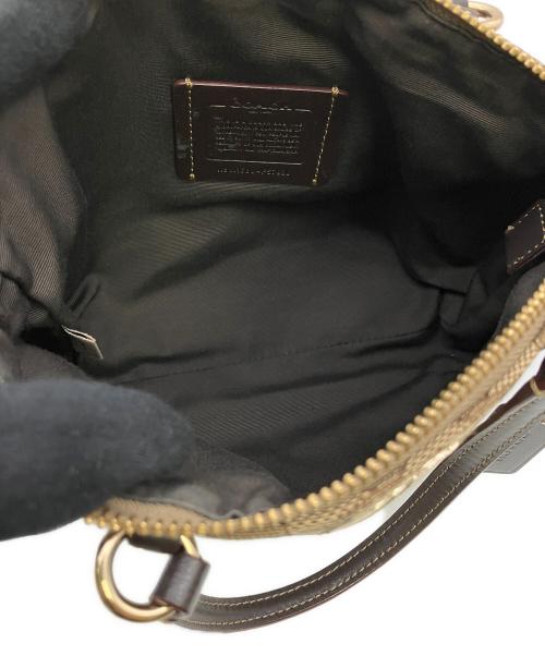 COACH（コーチ）COACH (コーチ) 2WAYバッグ シグネチャー ベージュの古着・服飾アイテム