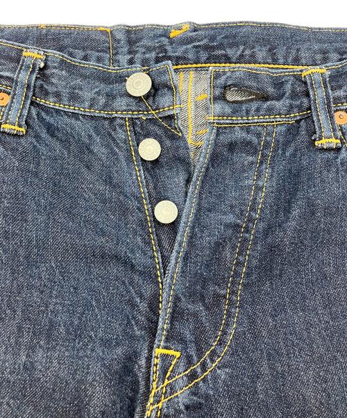 EVISU（エヴィス）EVISU (エヴィス) デニムパンツ　donna　ハート刺繍 ブルー サイズ:Sの古着・服飾アイテム