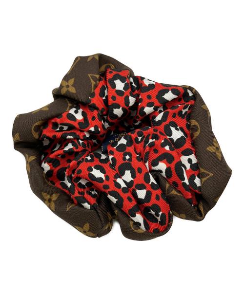 LOUIS VUITTON（ルイ ヴィトン）LOUIS VUITTON (ルイ ヴィトン) シュシュ モノグラム 2個セット ブラウンの古着・服飾アイテム