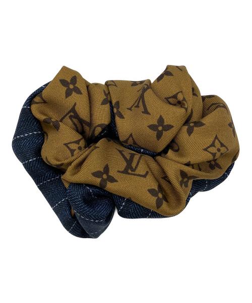 LOUIS VUITTON（ルイ ヴィトン）LOUIS VUITTON (ルイ ヴィトン) シュシュ モノグラム 2個セット ブラウンの古着・服飾アイテム