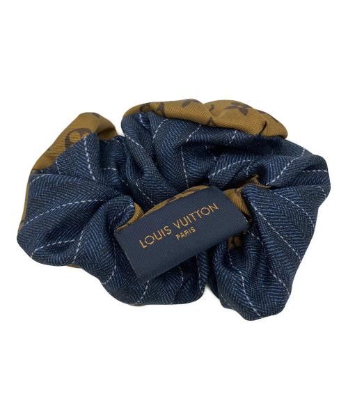 LOUIS VUITTON（ルイ ヴィトン）LOUIS VUITTON (ルイ ヴィトン) シュシュ モノグラム 2個セット ブラウンの古着・服飾アイテム