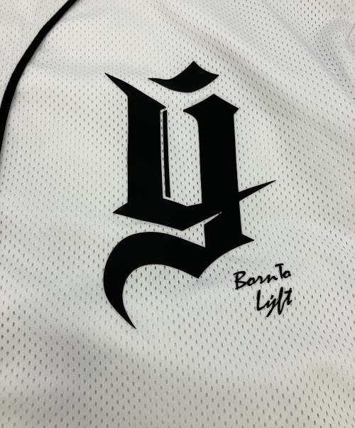 Lyft（リフト）Lyft (リフト) 半袖カットソー　メッシュ ブラック×ホワイト サイズ:XLの古着・服飾アイテム