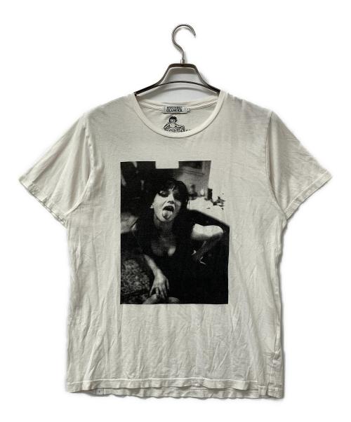 Hysteric Glamour（ヒステリックグラマー）Hysteric Glamour (ヒステリックグラマー) courtney love (コートニーラブ) 半袖カットソー ANDY WARHOL プリントTシャツ ホワイト サイズ:Lの古着・服飾アイテム