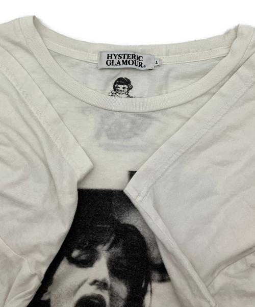 Hysteric Glamour（ヒステリックグラマー）Hysteric Glamour (ヒステリックグラマー) courtney love (コートニーラブ) 半袖カットソー ANDY WARHOL プリントTシャツ ホワイト サイズ:Lの古着・服飾アイテム