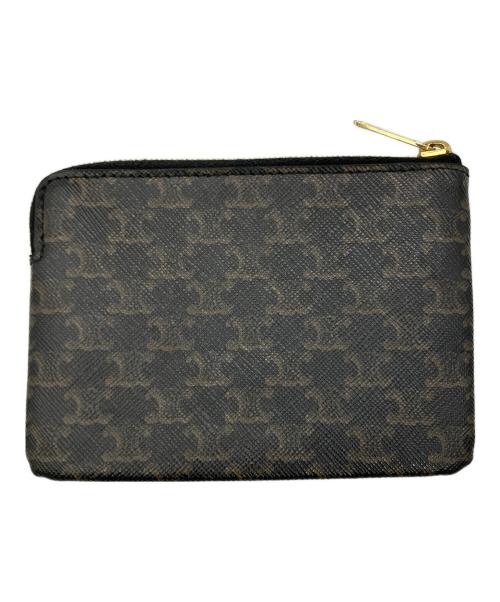 CELINE（セリーヌ）CELINE (セリーヌ) コインパース トリオンフキャンバス ブラウンの古着・服飾アイテム