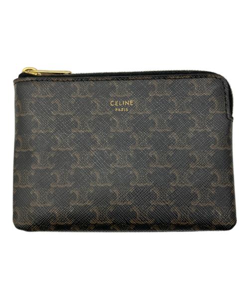 CELINE（セリーヌ）CELINE (セリーヌ) コインパース トリオンフキャンバス ブラウンの古着・服飾アイテム