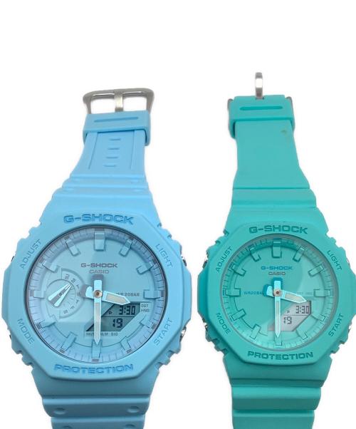 CASIO（カシオ）CASIO (カシオ) ペアウォッチ G-SHOCK スカイブルー/エメラルドグリーンの古着・服飾アイテム