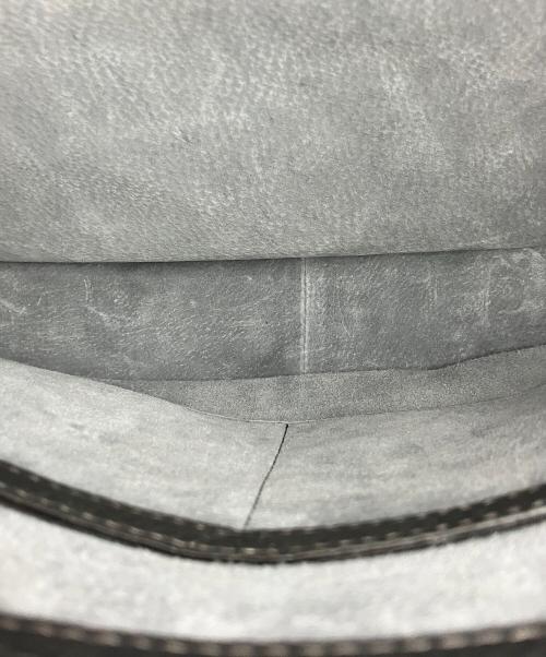 TSUCHIYA KABAN（ツチヤカバン）TSUCHIYA KABAN (ツチヤカバン) フラップショルダーバッグ　トーンオイルヌメ ブラックの古着・服飾アイテム