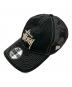 stussy（ステューシー）の古着「キャップ 9TWENTY WASHED BASIC TRUCKER」｜ブラック×ホワイト