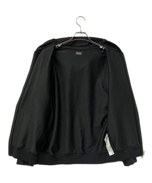 DIESEL（ディーゼル）DIESEL (ディーゼル) パーカー メッシュジップパーカー ブラック サイズ:Mの古着・服飾アイテム