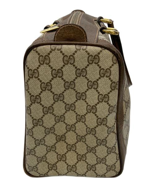 GUCCI（グッチ）GUCCI (グッチ) ハンドバッグ　製造番号なし  ブラウン×ベージュの古着・服飾アイテム