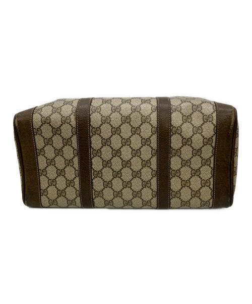 GUCCI（グッチ）GUCCI (グッチ) ハンドバッグ　製造番号なし  ブラウン×ベージュの古着・服飾アイテム