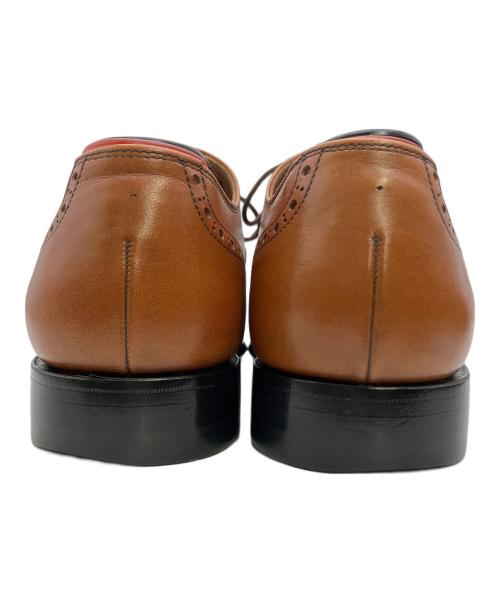 SCOTCH GRAIN（スコッチグレイン）SCOTCH GRAIN (スコッチグレイン) HIROKAWA (ヒロカワ) レザーシューズ ウィングチップシューズ ブラウン サイズ:24 1/2の古着・服飾アイテム