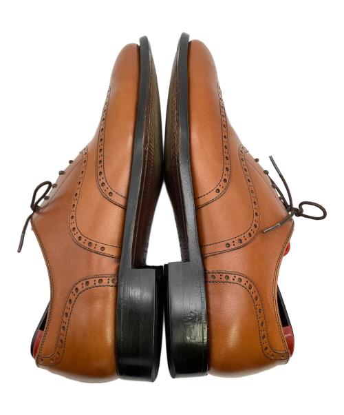 SCOTCH GRAIN（スコッチグレイン）SCOTCH GRAIN (スコッチグレイン) HIROKAWA (ヒロカワ) レザーシューズ ウィングチップシューズ ブラウン サイズ:24 1/2の古着・服飾アイテム