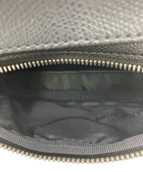 EMPORIO ARMANI（エンポリオ アルマーニ）EMPORIO ARMANI (エンポリオ アルマーニ) ベルトバッグ 再生サフィアーノレザー イーグルプレート付き ブラックの古着・服飾アイテム